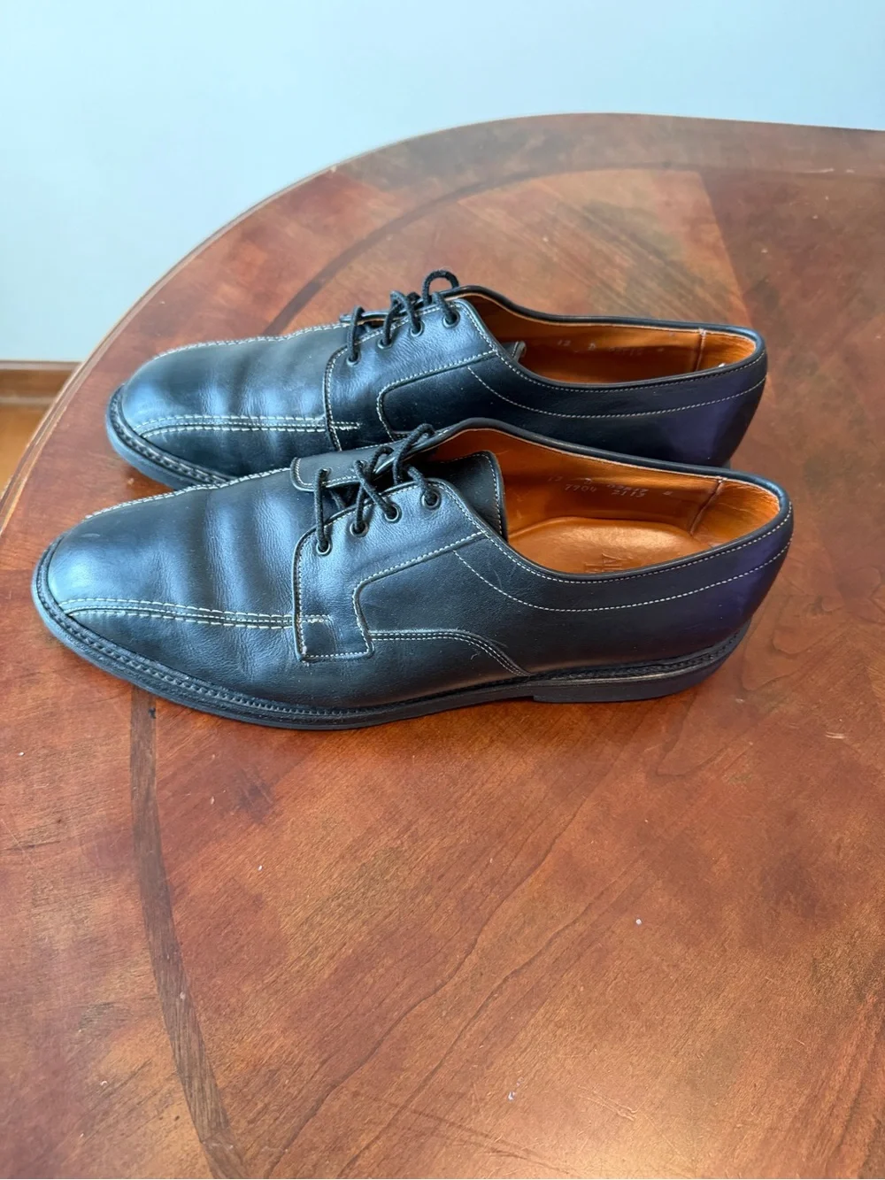 Allen Edmonds Hillcrest Oxfords Black Leather Dress Shoes Men’s Size 12 D